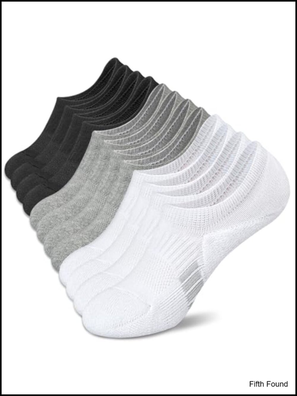 No Show Socks Women Anti-Slip Cushioned Breathable 6 Pairs